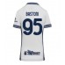 Maillot de foot Inter Milan Alessandro Bastoni #95 Extérieur vêtements Femmes 2024-25 Manches Courtes